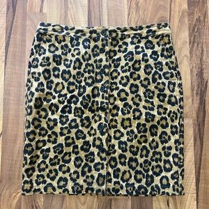 Lauren Ralph Lauren Animal Print Pencil Skirt Size 12P